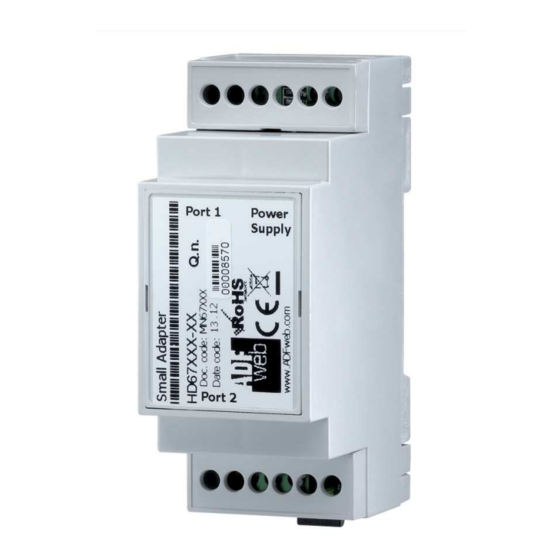 ADF Web HD67939-B2 User Manual