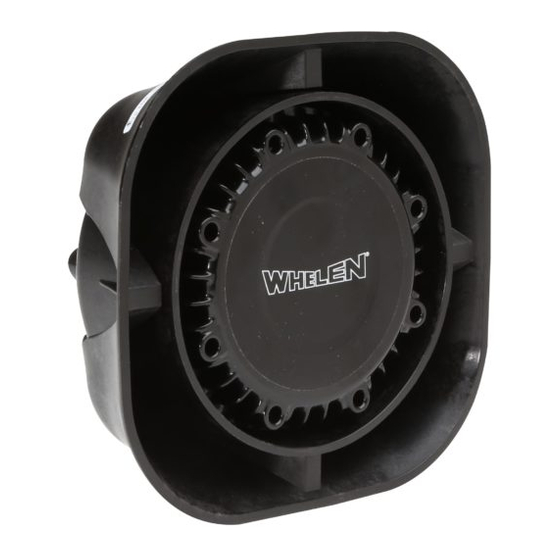 Whelen Engineering Company SAK40 Installation Manual