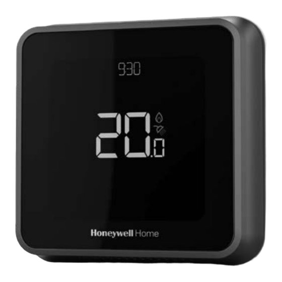 Honeywell Home T6R Quick Start Manual