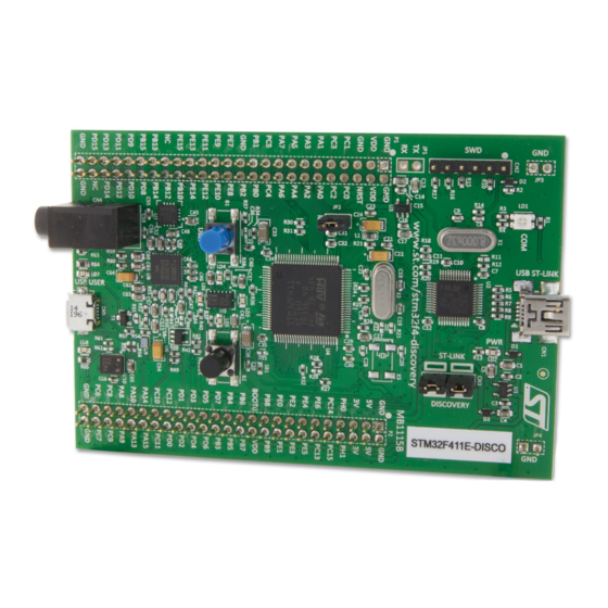 STMicroelectronics STM32F4 Series Quick Start Manual