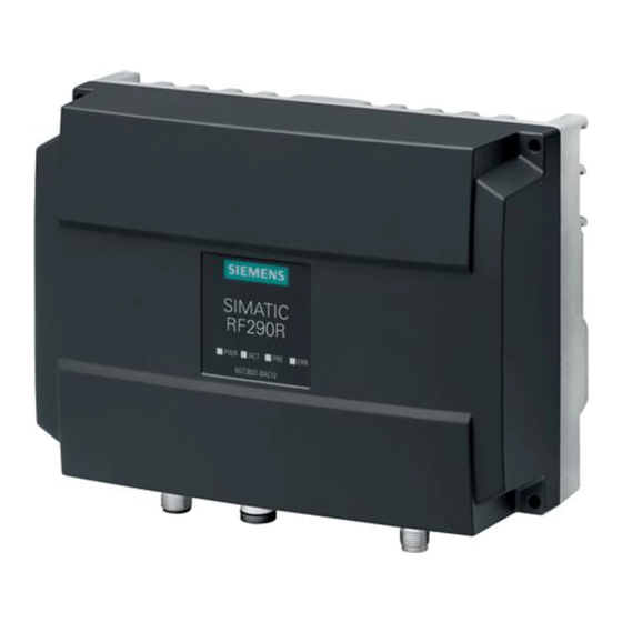 Siemens SIMATIC RF290R Manuals