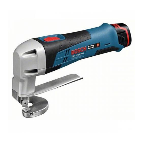Bosch Professional GSC 12V-13 Manual