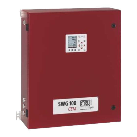 mru SWG100 User Manual