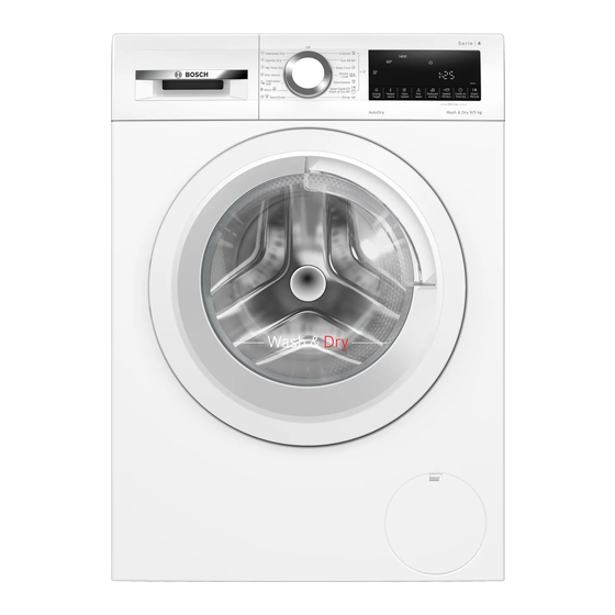 Bosch WNA144V9GB User Manual And Installation Instructions