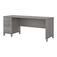 BUSH FURNITURE Somerset 72 W Ped Desk Assembly Manual