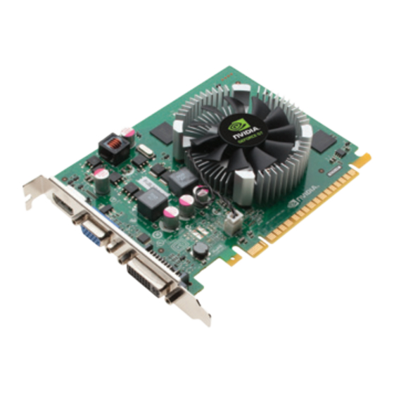 Nvidia GEFORCE GT 630 Quick Manual