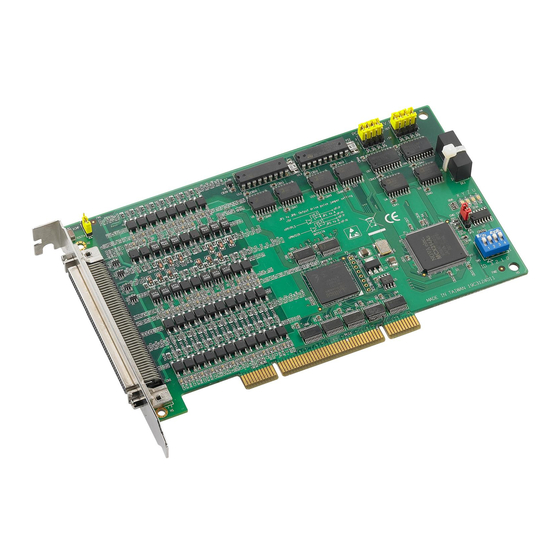 Advantech PCI-1240 User Manual