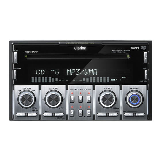 Clarion WXZ468RMP Service Manual