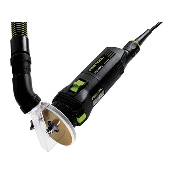 Festool OFK 500 Q Operating Instructions/Spare Parts List