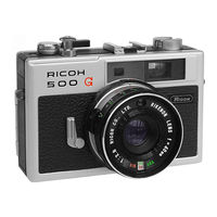 Ricoh Caplio 500G wide Manual