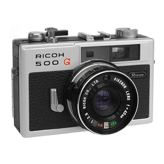 Ricoh 500G Manual