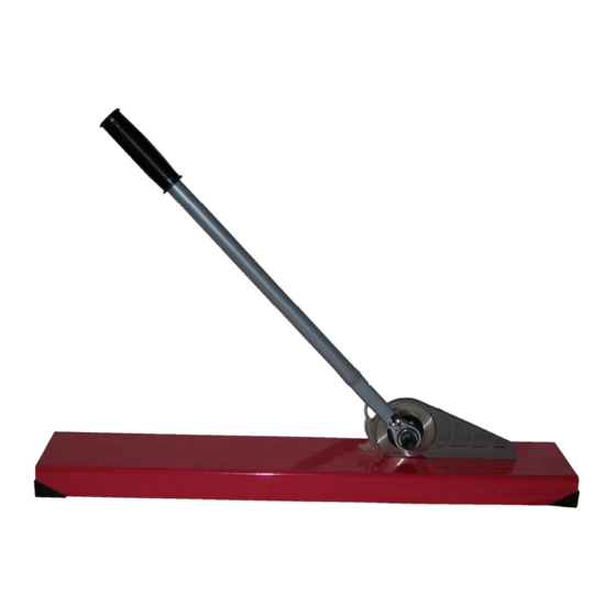 Batavia Floormaster Laminate Cutter Manuals