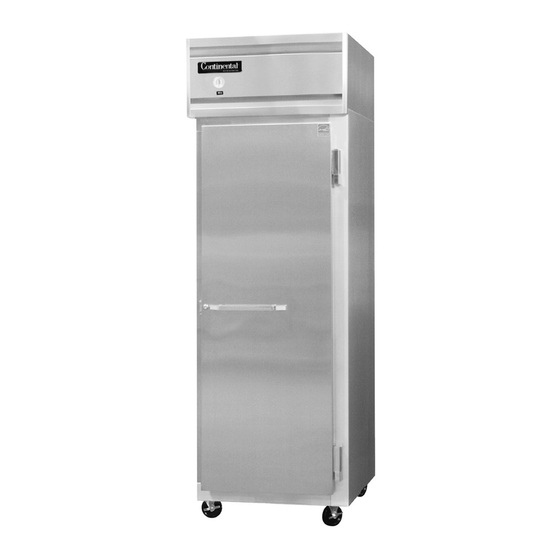 Continental Refrigerator 1R Specifications