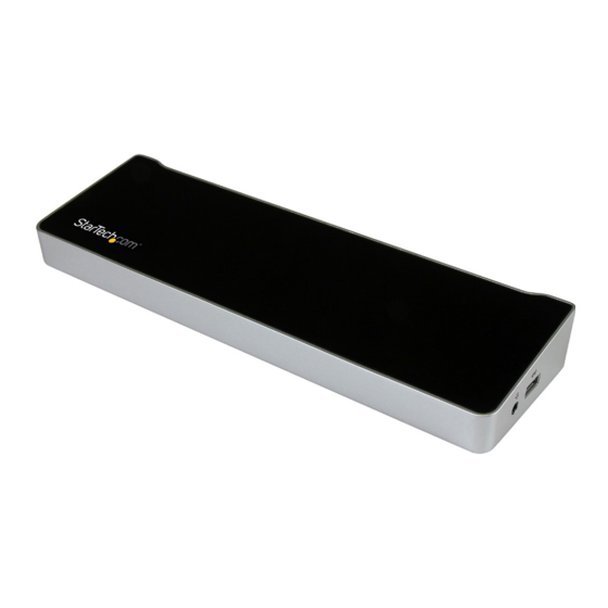 StarTech.com DK30CH2DPPDU Manual