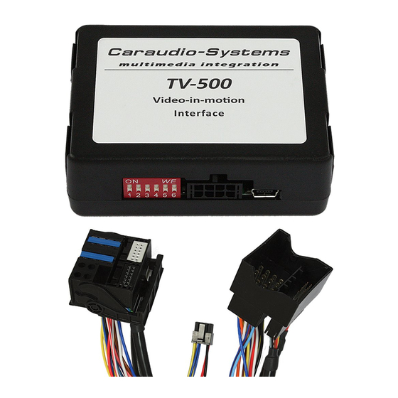Caraudio-Systems CI-TF-NTG5 Manual