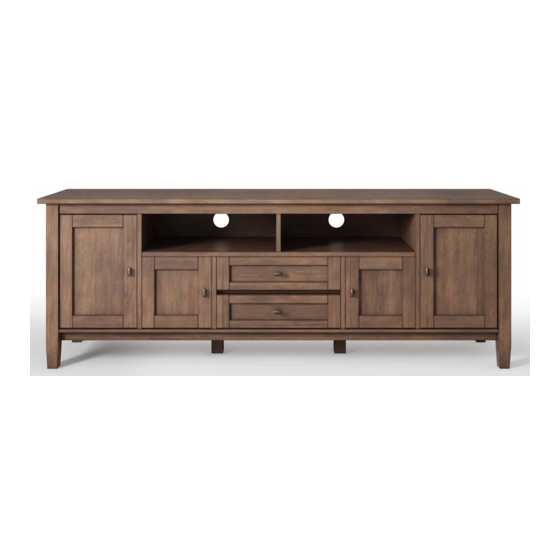 SIMPLIHOME brooklyn+max WyndenHall AXWSH003-72-GR Manual