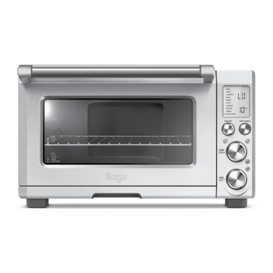 Sage the Smart Oven Pro BOV820 Quick Manual