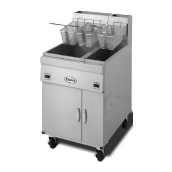 Dean Cool Zone Electric Fryer Installation & Operation Manual