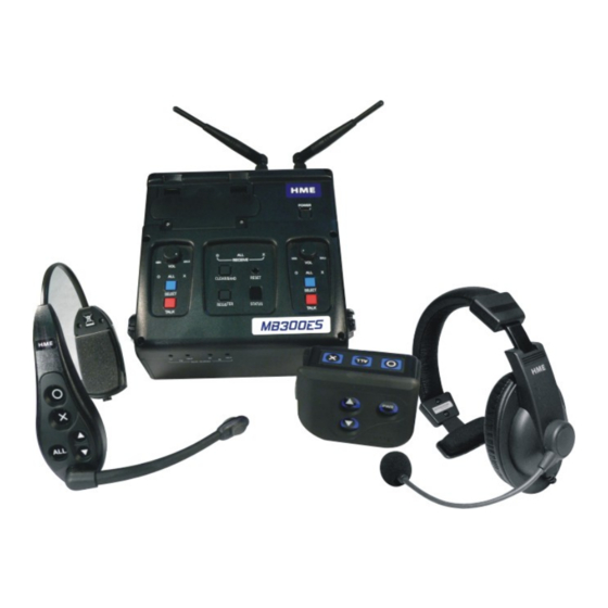 HME DX300ES Operating Instructions Manual