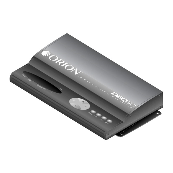 Orion DEQ 30 Owner's Manual