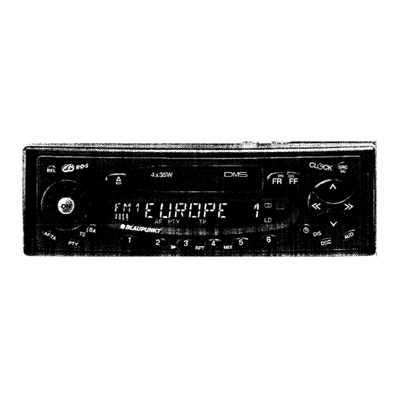 Blaupunkt freiburg RCM 148 Operating Instructions Manual