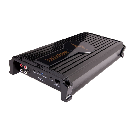 Precision Power P1000.1 Owner's Manual