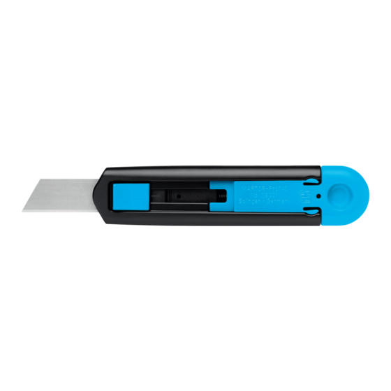 Martor SECUNORM PROFI40 Quick Start Manual