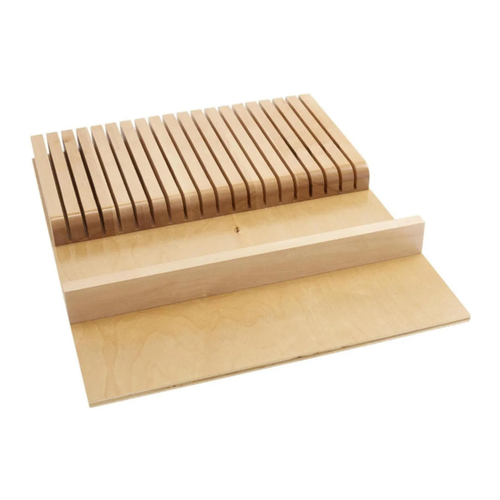 Rev-A-Shelf 4WKB Series Installation Instructions