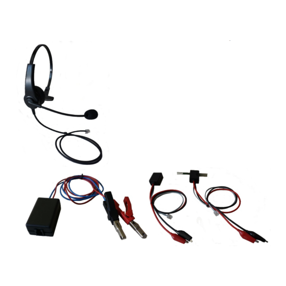 Fava NCP2 Series Splicer's Headset Manuals