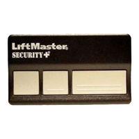 Chamberlain LiftMaster Security+ 973LM Owner's Manual