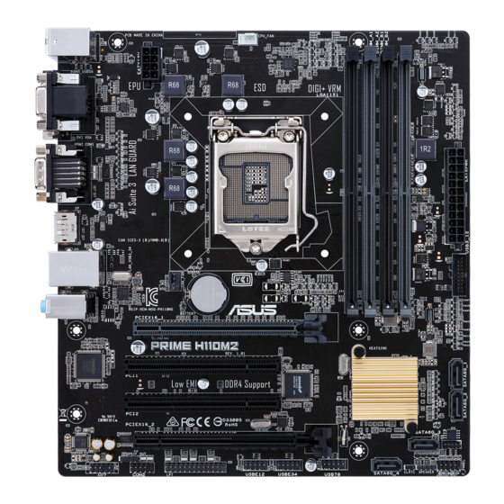 Asus PRIME H110M2/FPT Manual