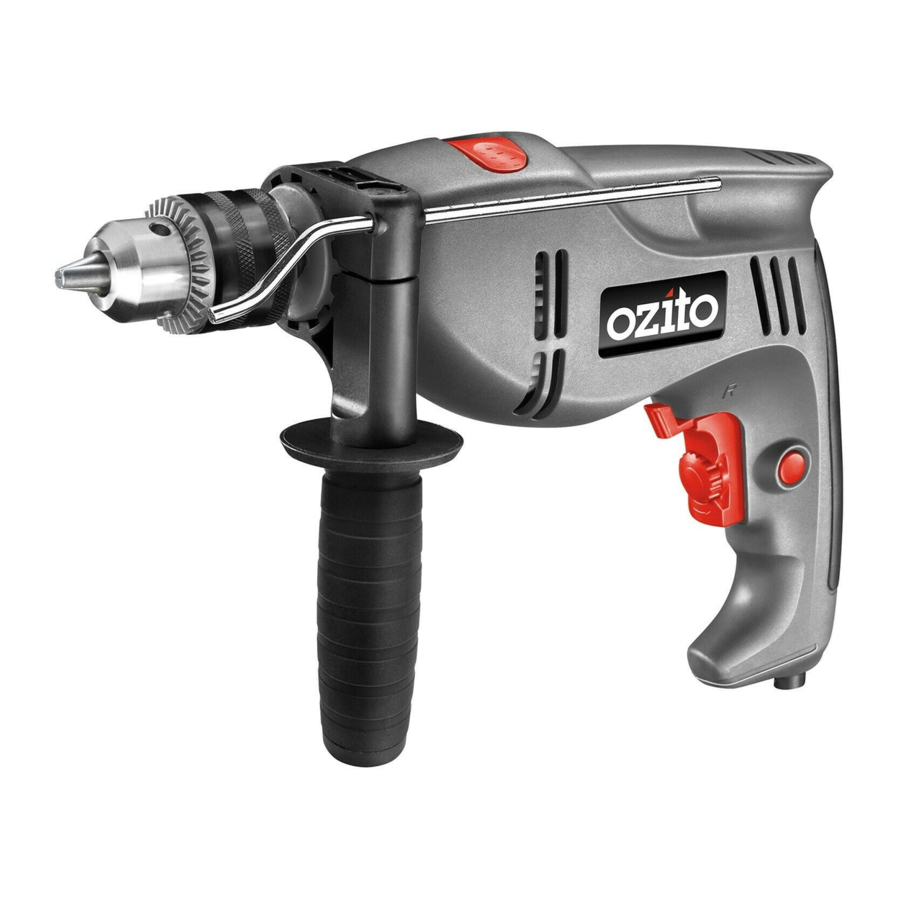 Ozito HDR-3000 - Hammer Drill 710W Manual