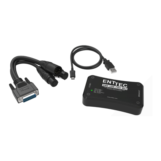 Enttec Pro MKII Manual