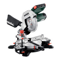 Metabo KGS 18 LTX BL 254 Original Instructions Manual