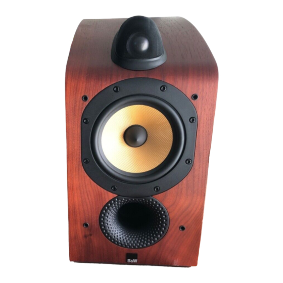Bowers & Wilkins 705 Owner's Manual & Warranty