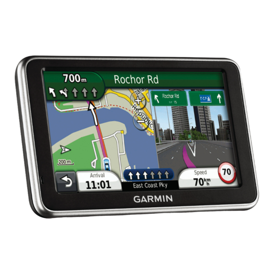 Garmin nuvi 2465 Quick Start Manual