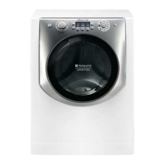 Hotpoint AQUALTIS AQD970F 49 Instructions For Installation And Use Manual