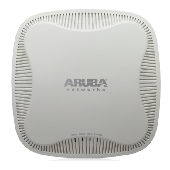 Aruba Networks AP-103 Installation Manual