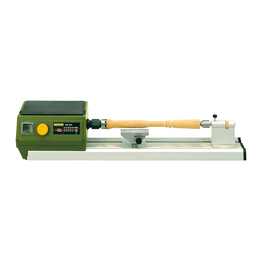 Proxxon DB 250 Manual