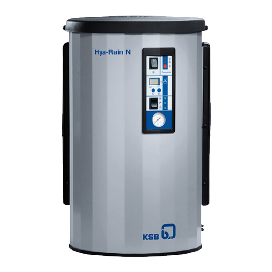 KSB Hya-Rain Installation & Operating Manual