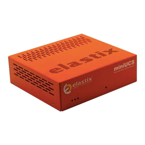 Elastix NLX-miniUCS Appliance Quick Start Manual