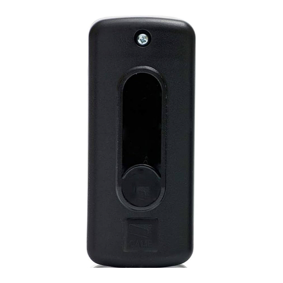 CAME R Series Quick Start Manual