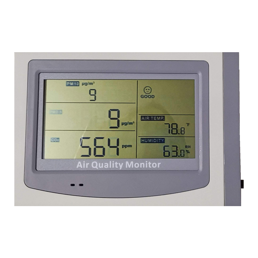 Santacary SA80 Air Quality Monitor Manuals