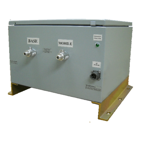 G-Wave BDA-CELLAB/PCSF-33/33-80-OCMG Installation And Operating Manual