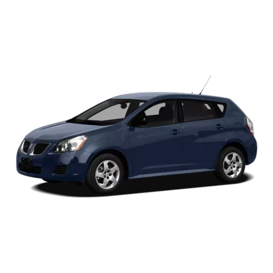 Pontiac 2010 Vibe Owner's Manual