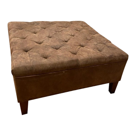 Wayfair OTTOMAN Product Instructions
