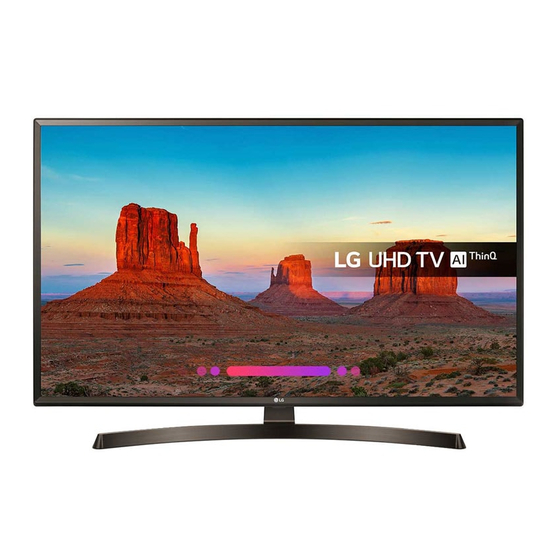 LG UK63 Series Quick Start Manual