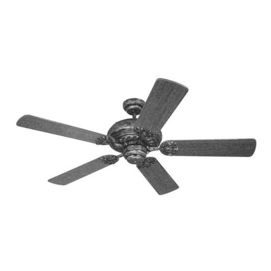 Monte Carlo Fan Company 5PR52 Series Owner's Manual And Installation Manual