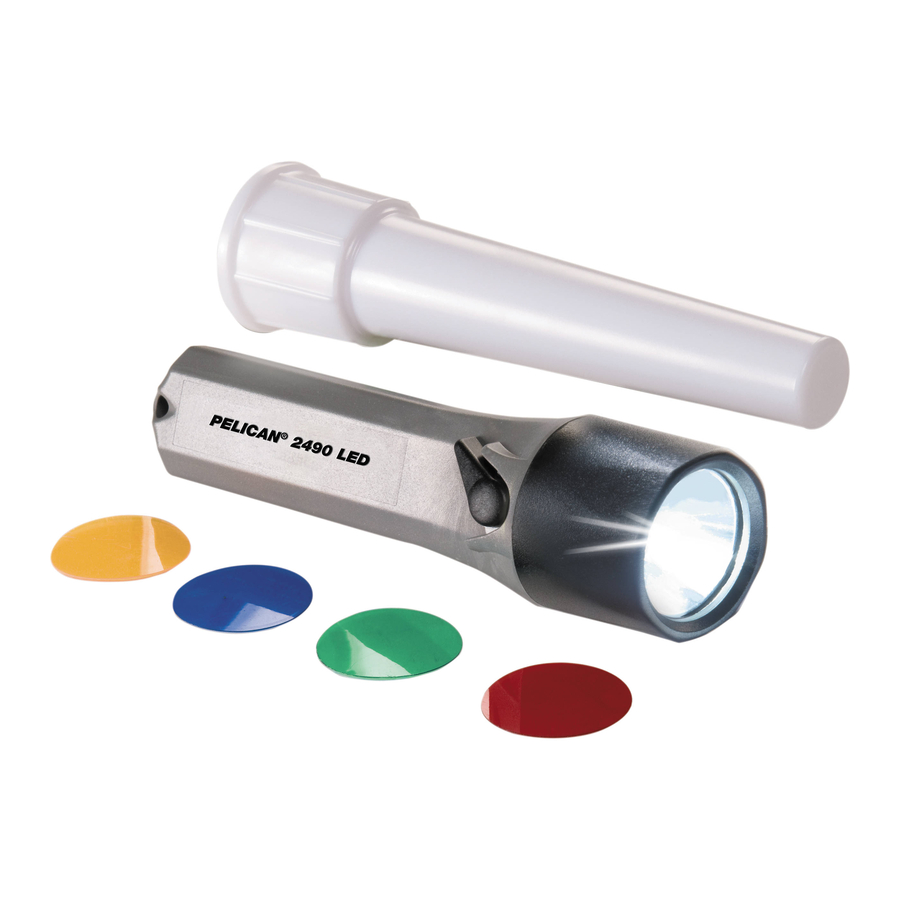 Pelican 2490 - LED Flashlight Manual