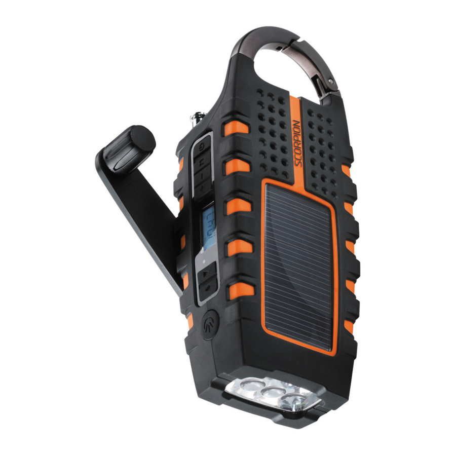 Eton scorpion - Digital Radio Manual